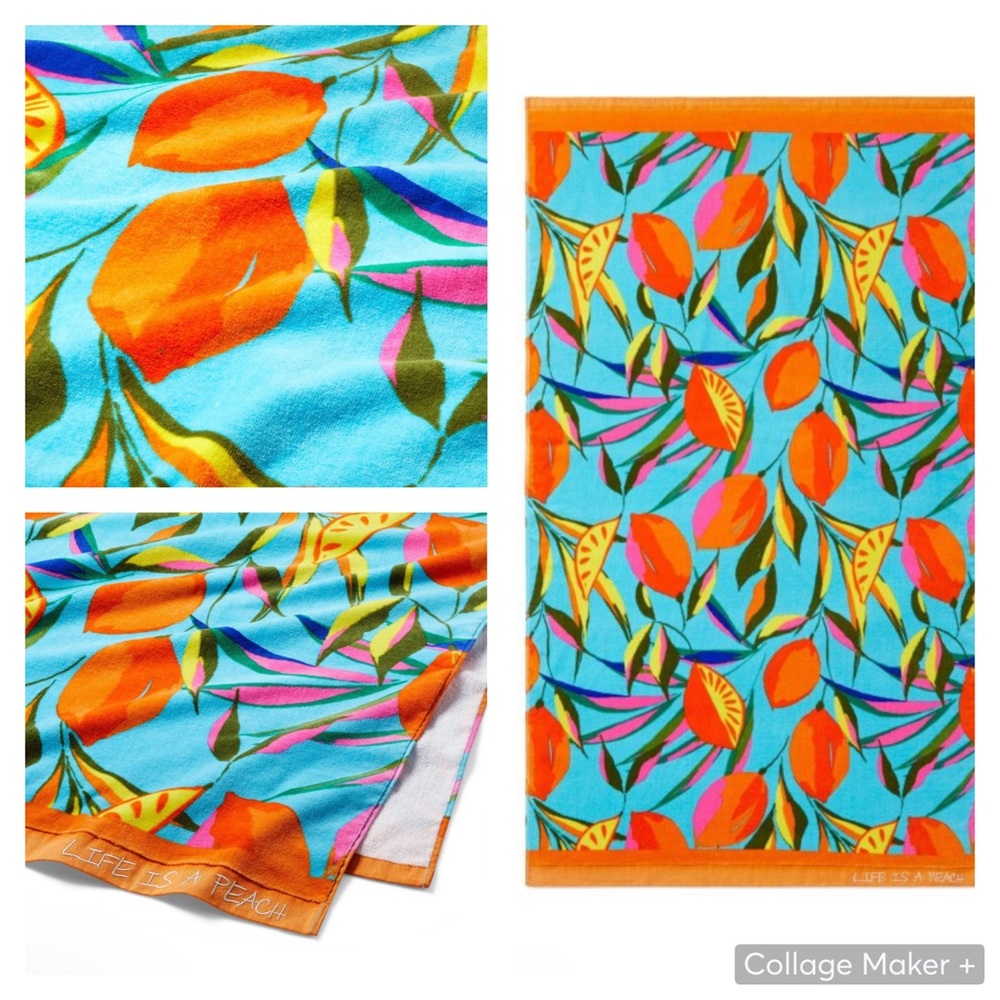 Life is a Peach' Beach Towel - Tabitha Brown for Target